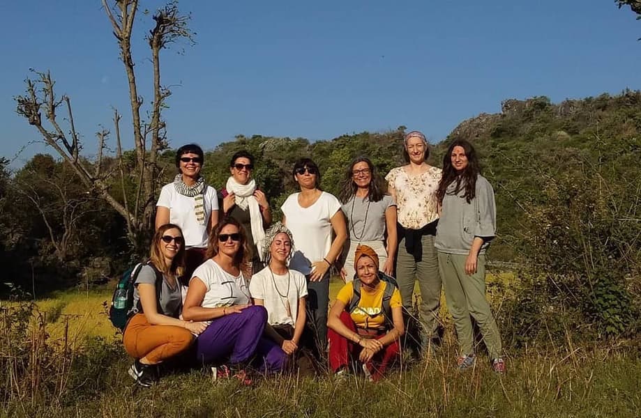 Beach Camping In Rishikesh With Rafting Image