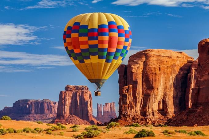 Hot Air Balloon Monument Valley