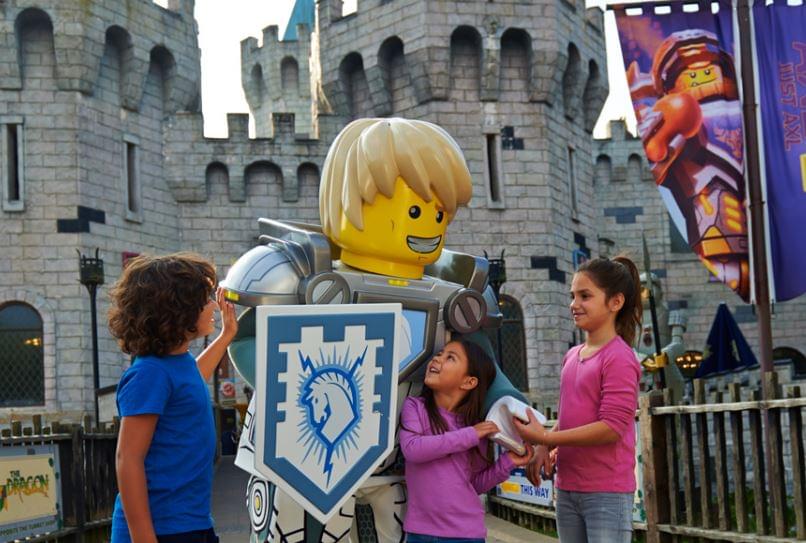 Experience a fun time interacting with the lego knights