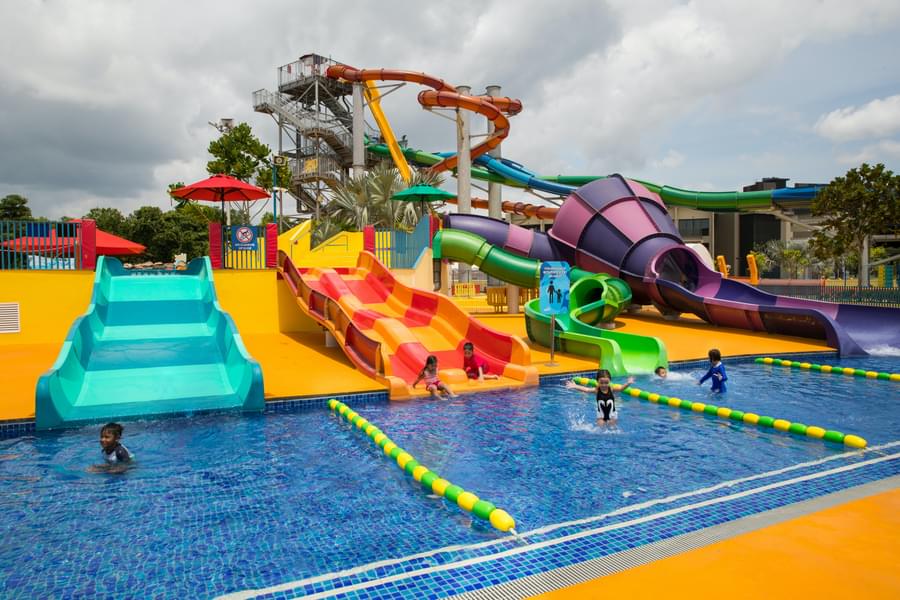 There are various types of small ride installations for kids