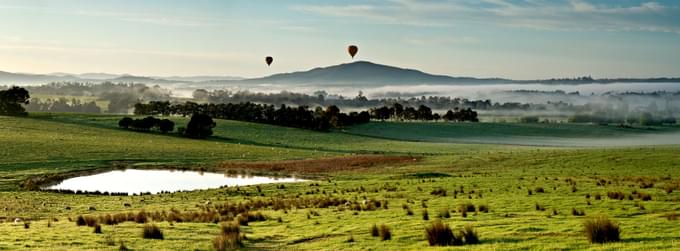 Hot Air Balloon Ride At Yarra Valley