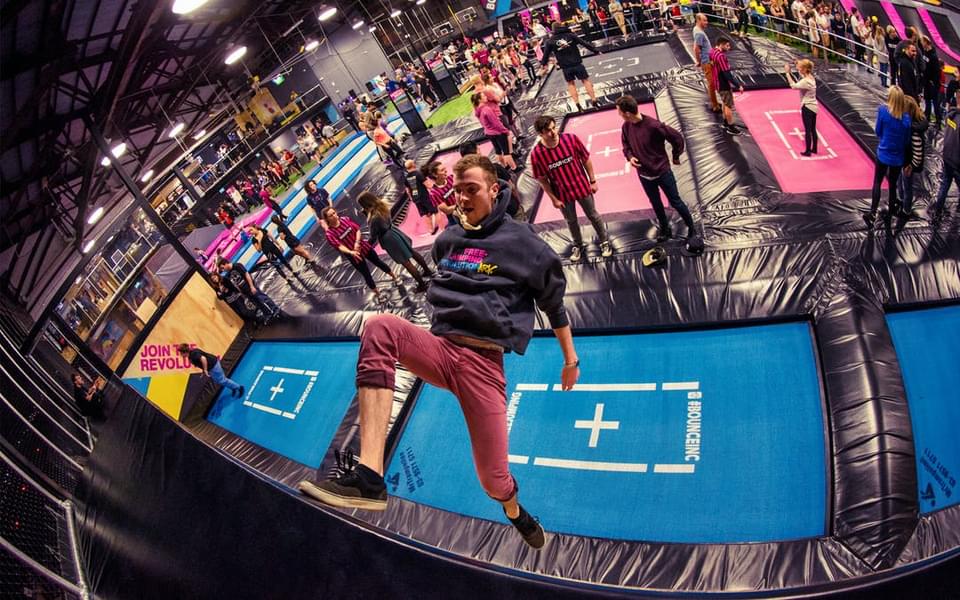 Get ready to jump, bounce and flip your way through an epic adventure at Bounce Abu Dhabi