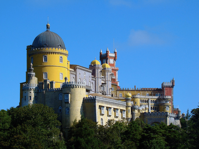 Pena palace from outside