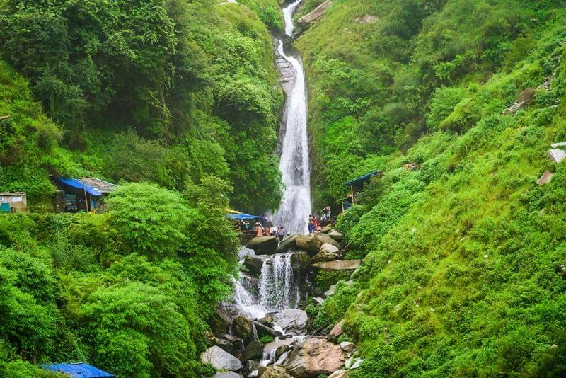 Hike across McLeod Ganj's highest waterfall, the Bhagsu nag waterfall