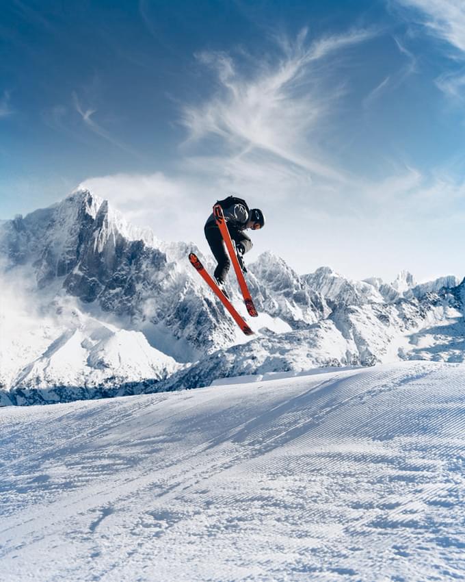 Skiing in Jungfraujoch