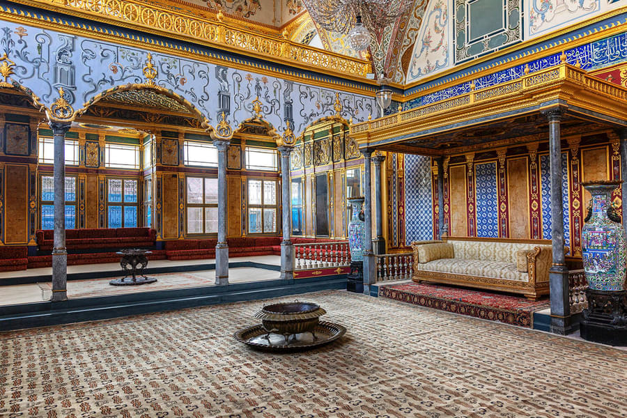 Stroll through the halls of the palace while learning about its history