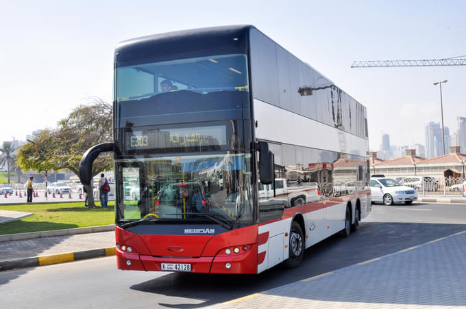 Bus in Dubai 