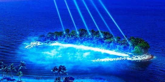 Siloso Beach Light Show, <em>Singapore</em>