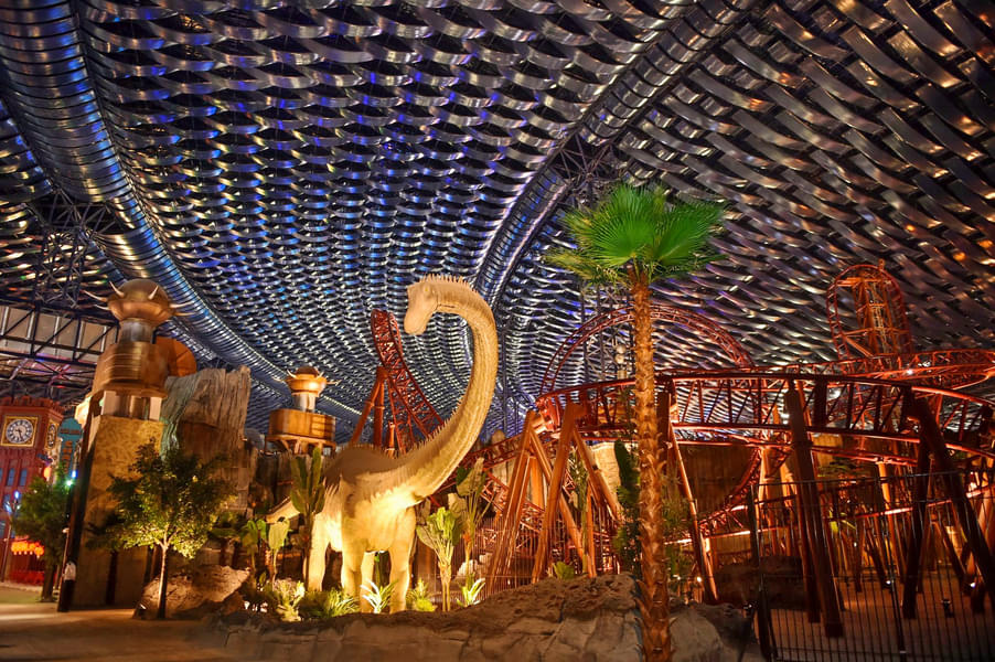 Experience the thrill of living amongst dinosaurs at The Lost Valley