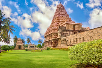Beautiful view of Gangaikonda Cholapuram in Thanjavur