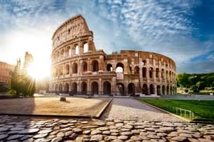 4 places to visit in rome Visit the iconic Colosseum in Rome, where the echoes of ancient gladiatorial battles still resonate within its majestic walls