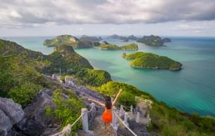 Woman at Mu Ko Ang Thong National Marine Park