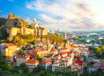Climb to Narikala Fortress and soak in Tbilisi’s best panoramic views