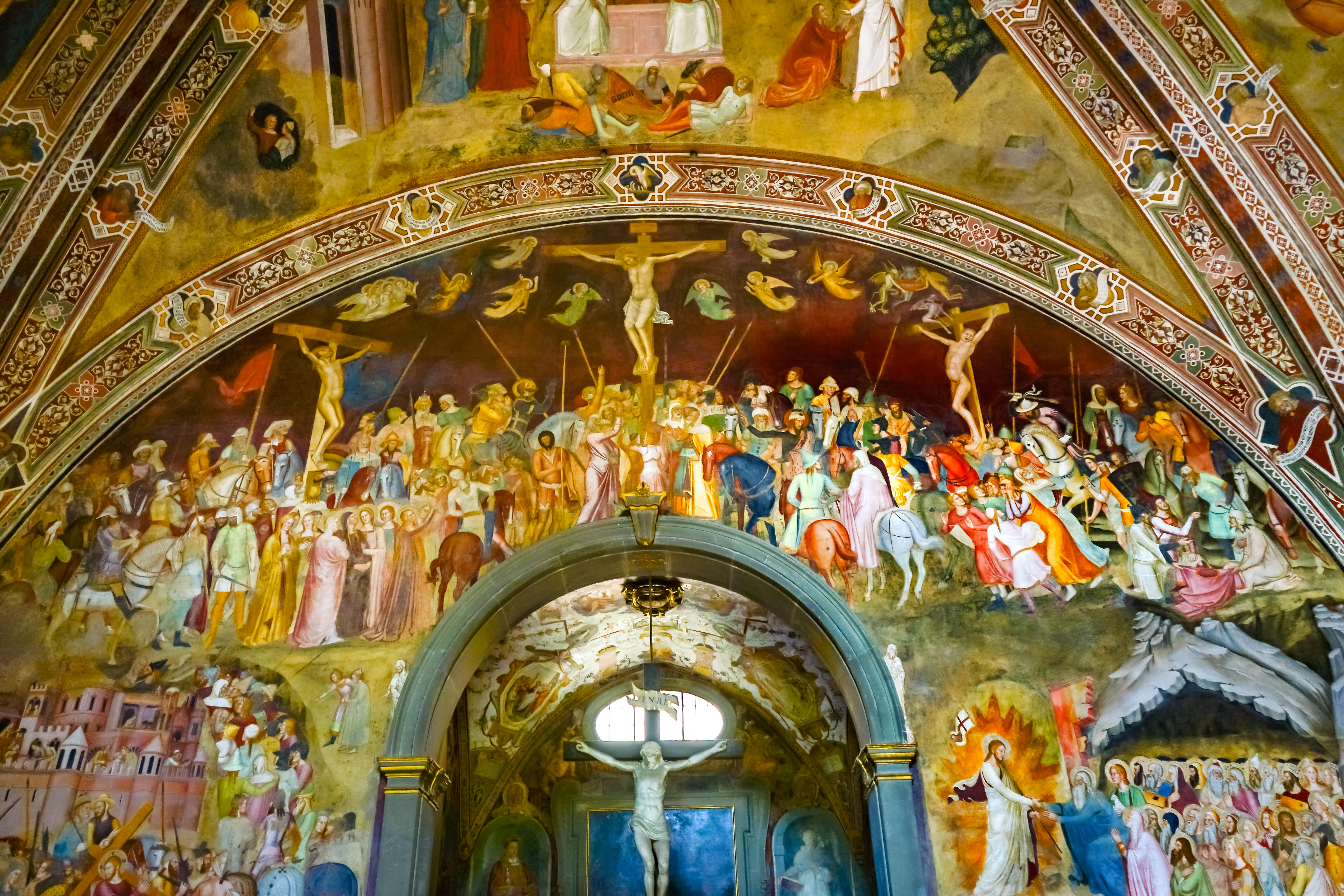 Feast Your Eyes With Frescoes In The Spanish Chapel