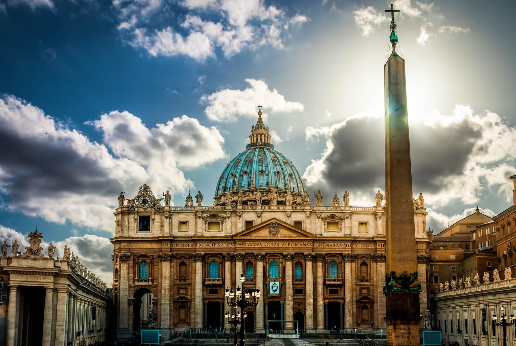 Admire St. Peter’s Basilica