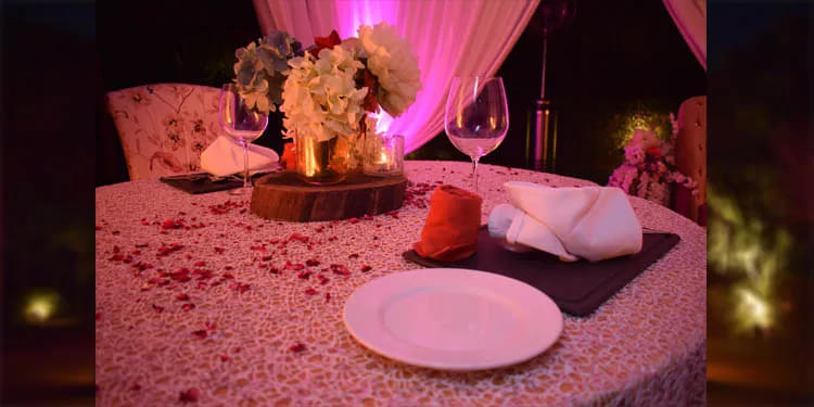 Romantic Cabana Candlelight Dinner at Taj Vivanta Image