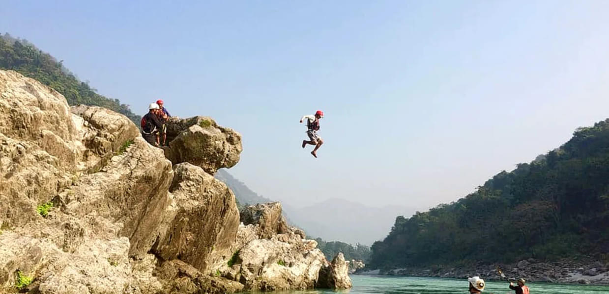 Rafting Rock Climbing Rappelling and more in Rishikesh Image