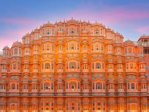 Stunning views of Hawa Mahal Jaipur