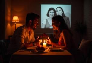 Create lasting memories with amazing meals and a movie night