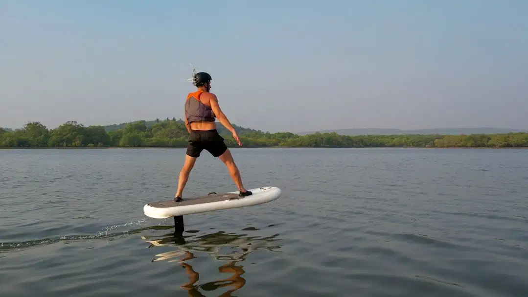 E-Foil Surfing at Arambol Beach, Goa