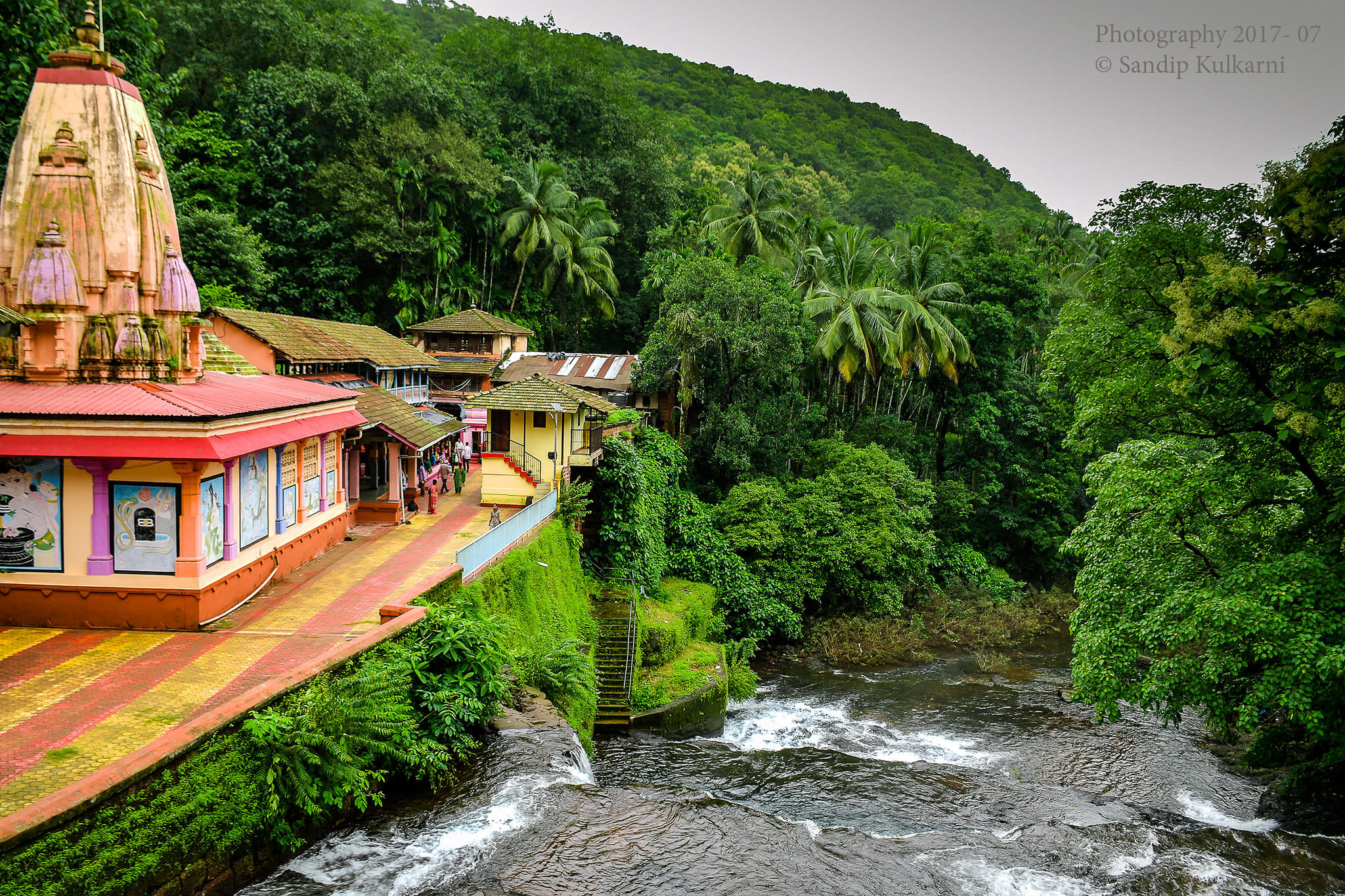 Take a Holy Dip in the River Waterfall