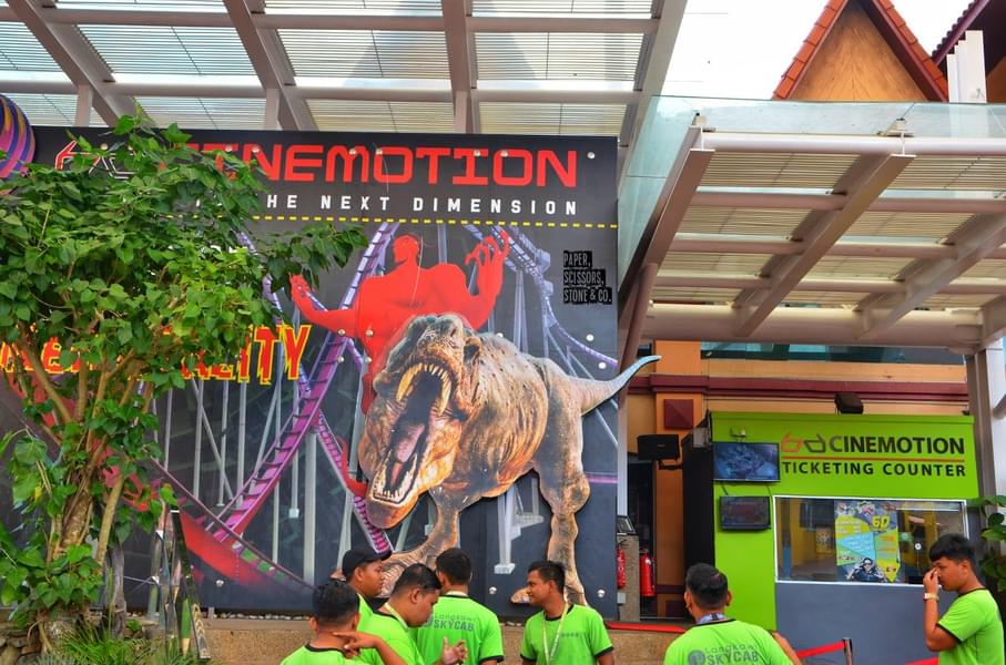 Entrance of the cinemotion experience