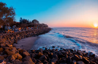 Experience the vibrant waterfront promenade of Fort Kochi beach, perfect for sunsets and breezy strolls