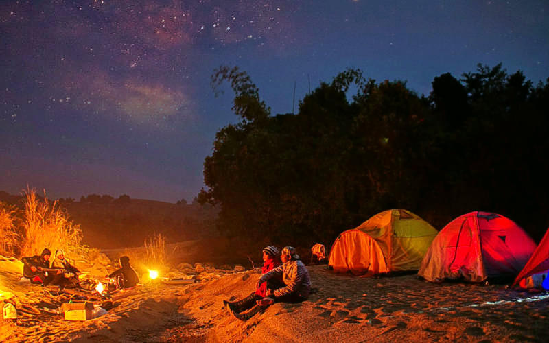 Camping In Cherrapunji Image