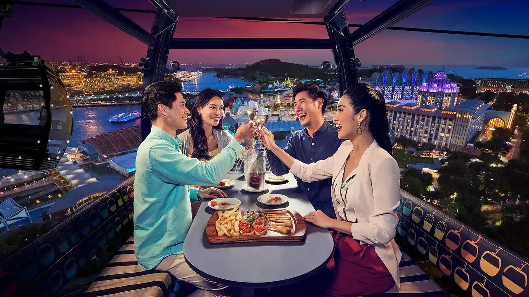 Dining in the Cable Car