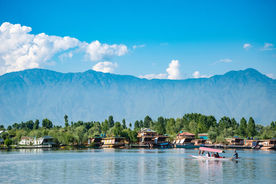 Jet Skiing on Dal Lake Image