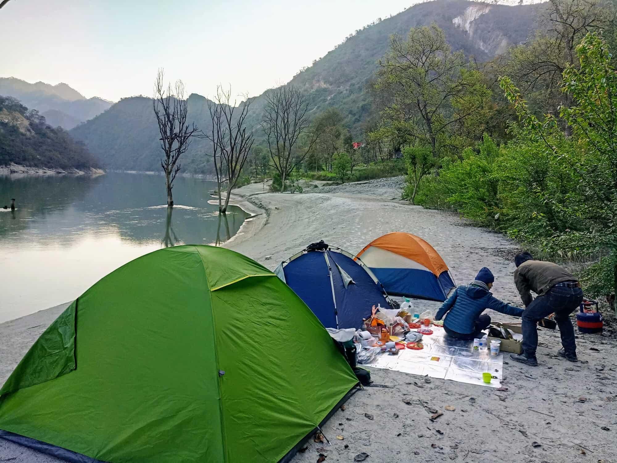 Camp by the Riverside