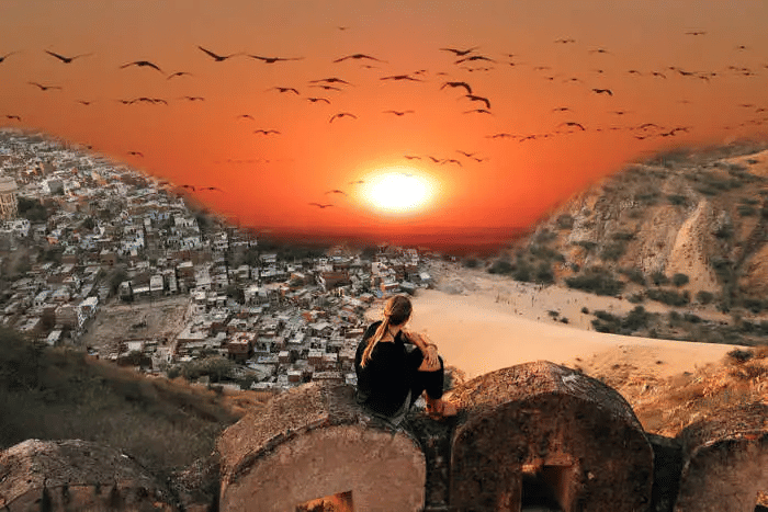 Enjoy the Sunset from the Fort Walls