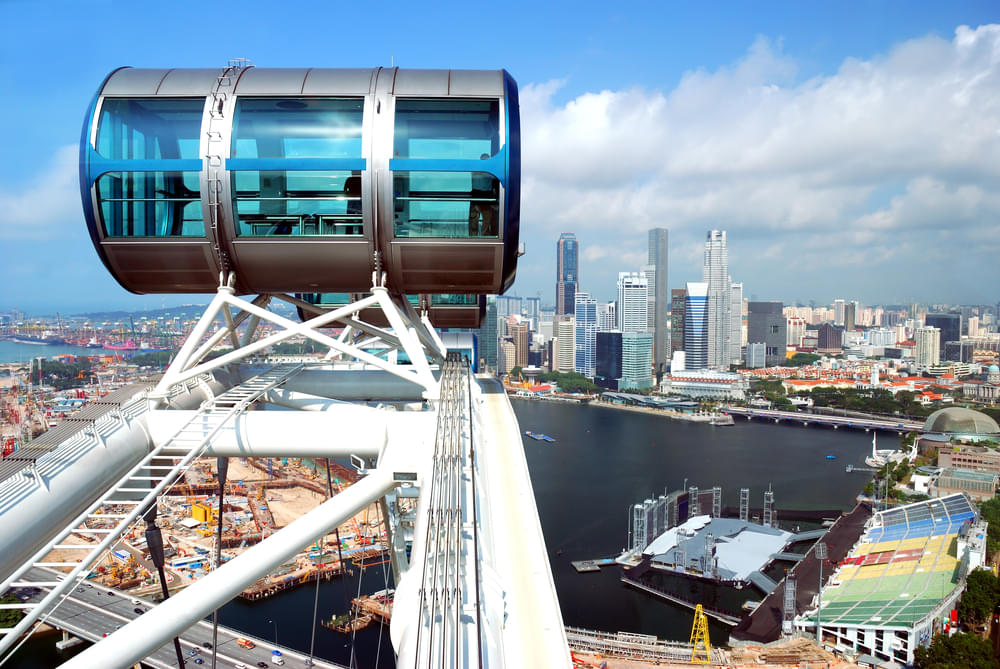 Sky Dining in Singapore Flyer