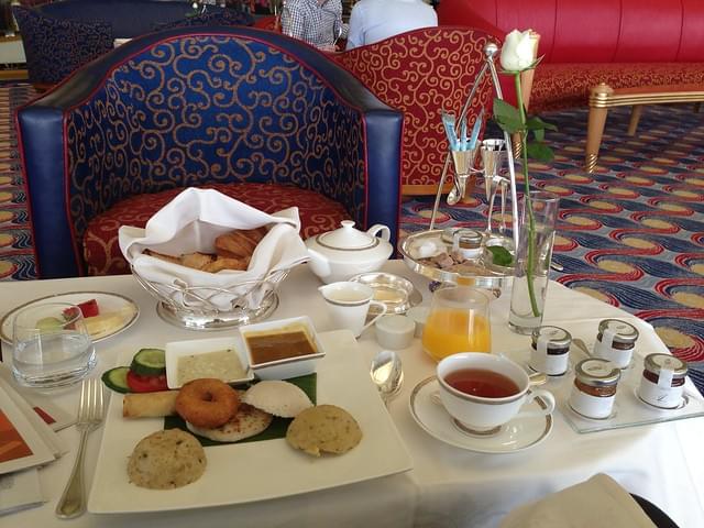 Breakfast at the Burj Al Arab