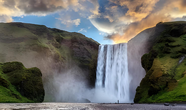 Skogafoss Waterfall