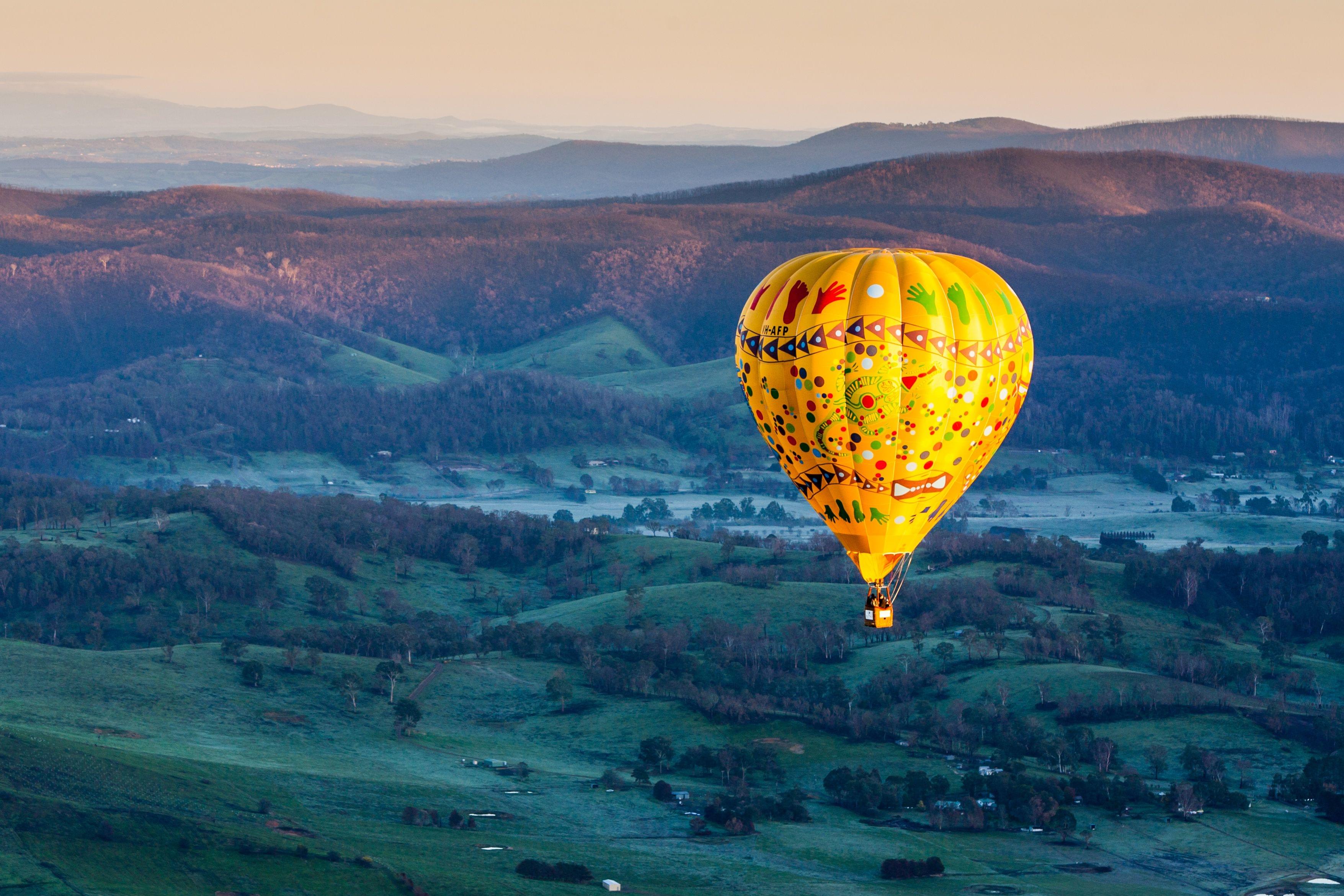 Hot Air Ballooning at Yarra Valley