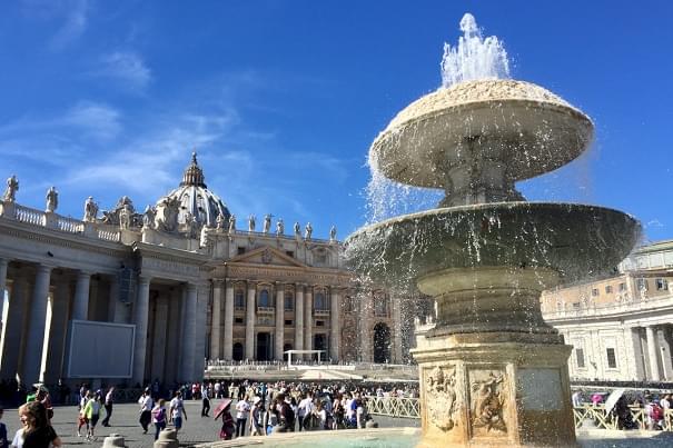 The Fountains In St. Peter’s Square