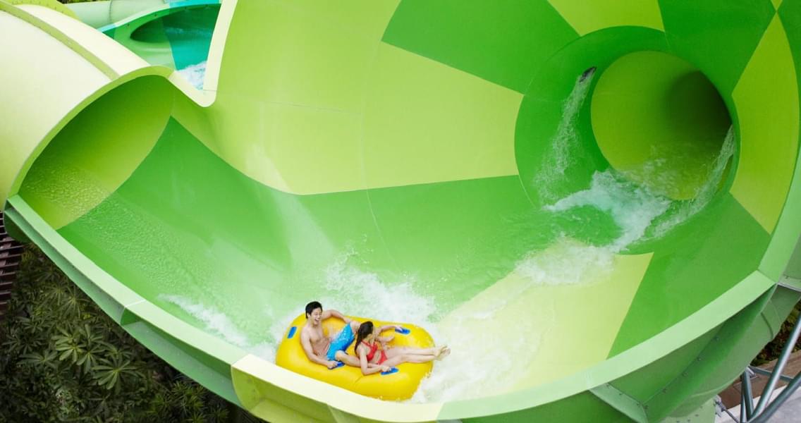Spiral Washout at Adventure Cove Waterpark 