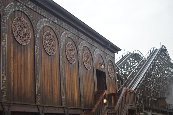 Wooden Roller Coaster in Efteling