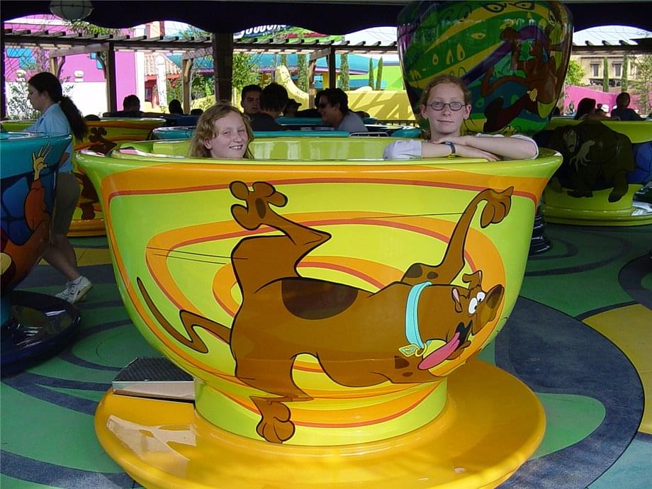 Enjoy a ride on the Scooby-Doo Teacups