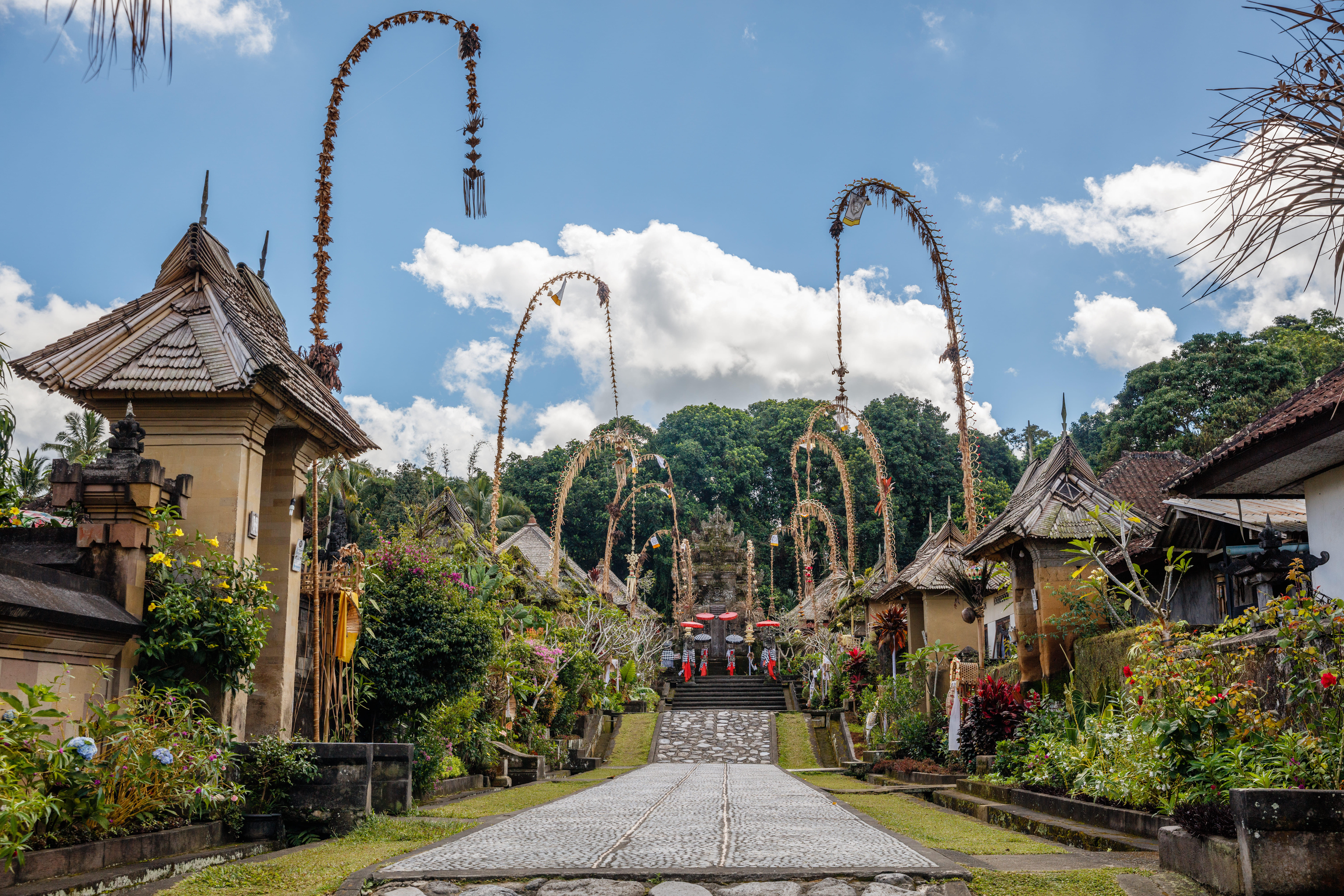 Walk through the traditional styled village of Bali - The Penglipuran Village, to understand the balinese lifestyle