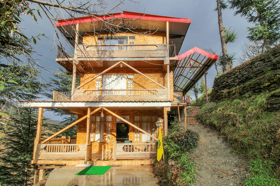 A Wooden Cottage Stay In The Hills Of Chail Image