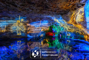 Explore the beautiful blue cave, one of Majorca's top tourist destinations