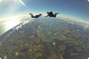 9,000 Feet Tandem Skydive & Gannet