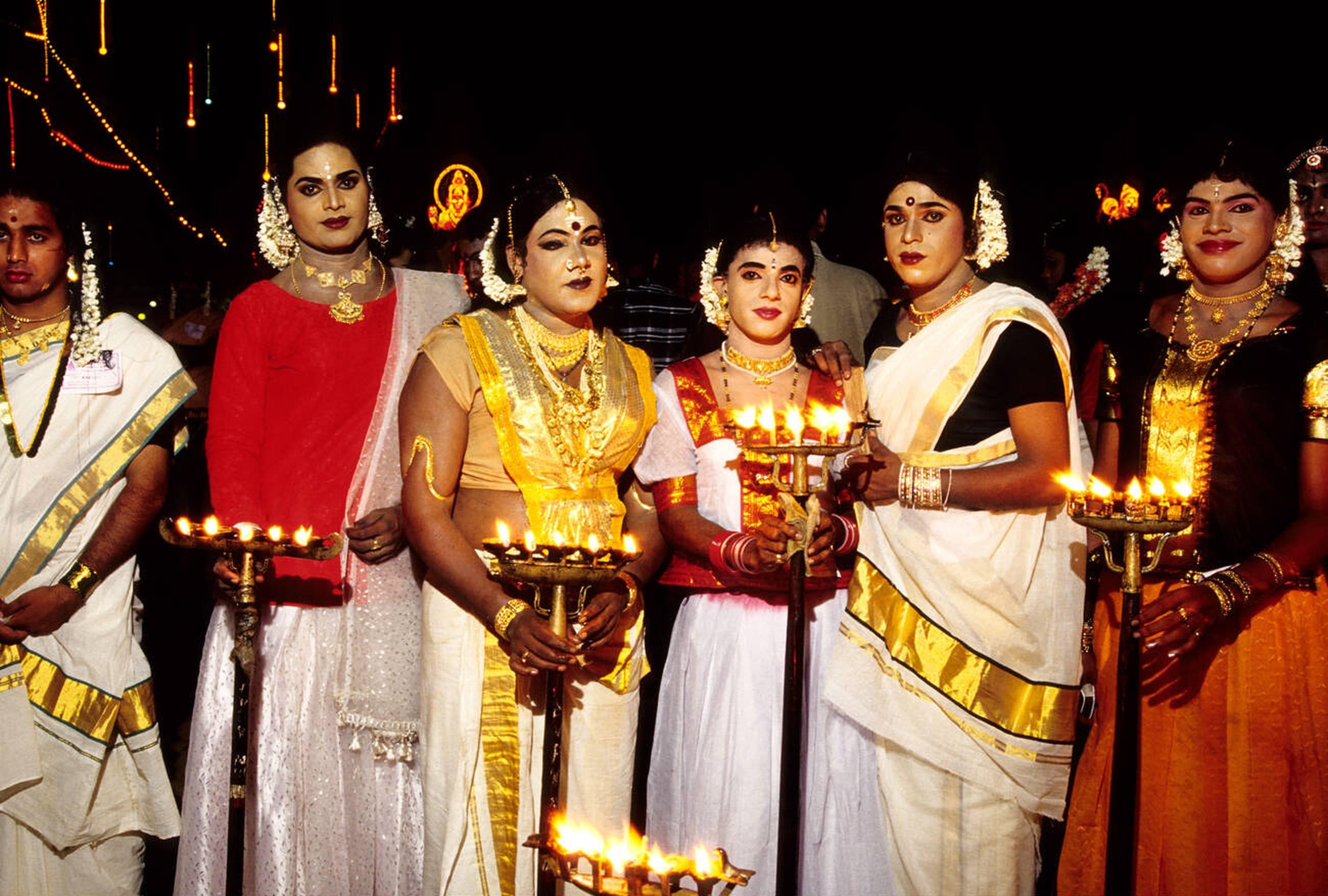 Participate in the Chamaya Vilakku Festival