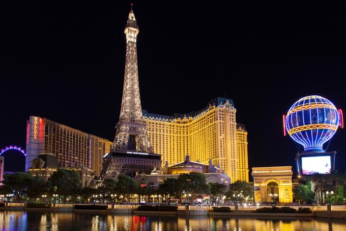 Eiffel Tower at night