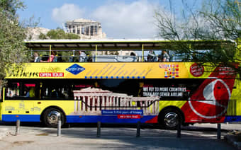 Athens Piraeus and Beaches Hop On Hop Off Bus