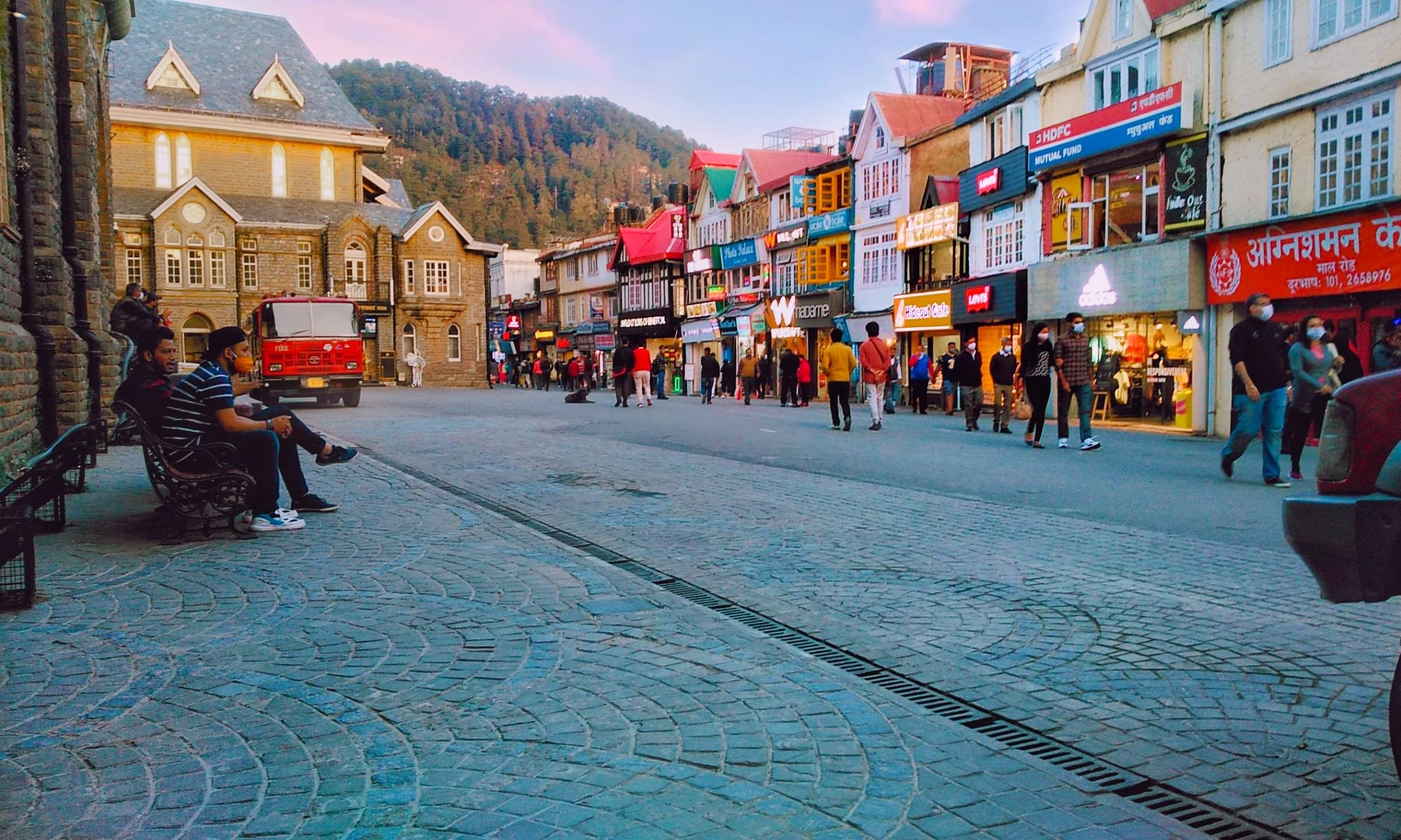 Mall Road, Shimla Overview