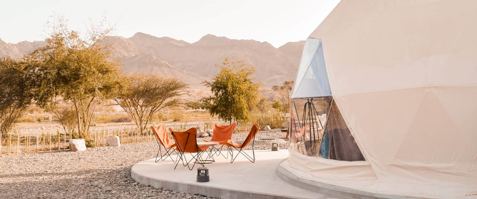 Luxury Glamping at Hatta Dome Park, <em>Dubai</em>