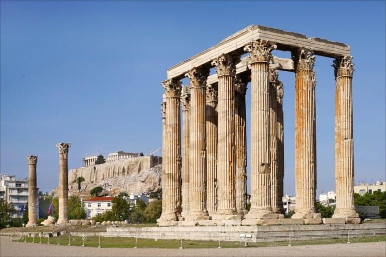 The Temple is Part of The Acropolis